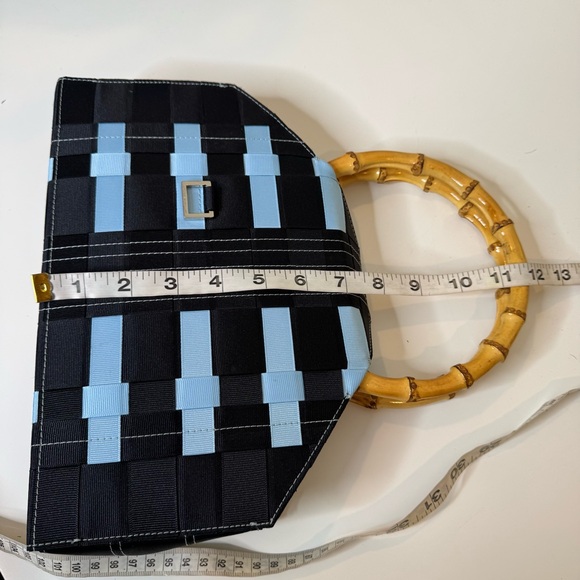 Jordan McMillan & Co. Woven Grosgrain Bag blue - Picture 7 of 12